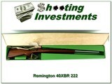 Remington Custom Shop 40-XBR in 222 Rem made in 1977 in box! - 1 of 4