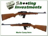 Marlin Camp 9 Carbine 9mm ! - 1 of 4