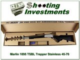 Marlin 1895 TSBL Trapper 16.5in 45-70 unfired in box - 1 of 4