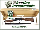 Remington 870 Laminated Stock unfired in box 12 Ga - 1 of 4