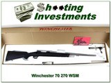 Winchester Model 70 Coyote 270 WSM Stainless NIB - 1 of 4