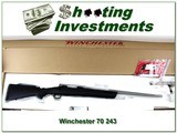 Winchester Model 70 Coyote 243 Win Stainless NIB - 1 of 4