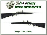 Ruger 77/22 22 Magnum Stainless All-Weather Skeleton Zytel - 1 of 4