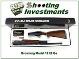 Browning Model 12 28 Ga Grade I unfired in box - 1 of 4
