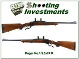 Ruger No.1 Custom 9.3x74 R Exc Cond - 1 of 4
