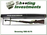 Browning 1885 45-70 BPCR 30in, case colored NIB - 1 of 4