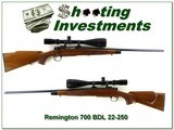 Remington 700 22-250 made in 1990 with 8-32 BSA scope - 1 of 4