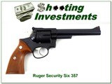 Ruger Security Six 357 Mag 6in Exc Cond - 1 of 4