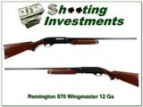 Remington 870 Wingmaster made in 65 Exc Cond!