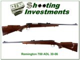 Remington 700 ADL 30-06 1986 made extra NICE wood! - 1 of 4