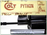 Colt Python 2 1/2in Blued UNFIRED with original receipt dated 1977! - 4 of 4