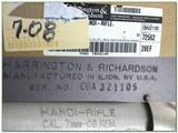 Harrington and Richardson Handi Rifle 7mm-08 NIB - 4 of 4