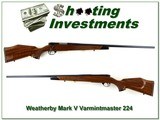 Weatherby Mark V Varmintmaster 224 Wthy 26in XX Wood! - 1 of 4