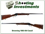 Browning 1885 High Wall in hard to find 454 Casull unfired! - 1 of 4
