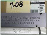 Harrington and Richardson Handi Rifle 7mm-08 NIB - 4 of 4