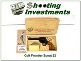 Colt Frontier Scout Dual Cylinder 22 22 Mag in original box! - 1 of 4