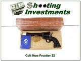 Colt New Frontier dual cylinder 22 22 Mag unfired in box! - 1 of 4