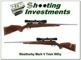 Weatherby Mark V Deluxe 7mm Wthy XX Wood! - 1 of 4