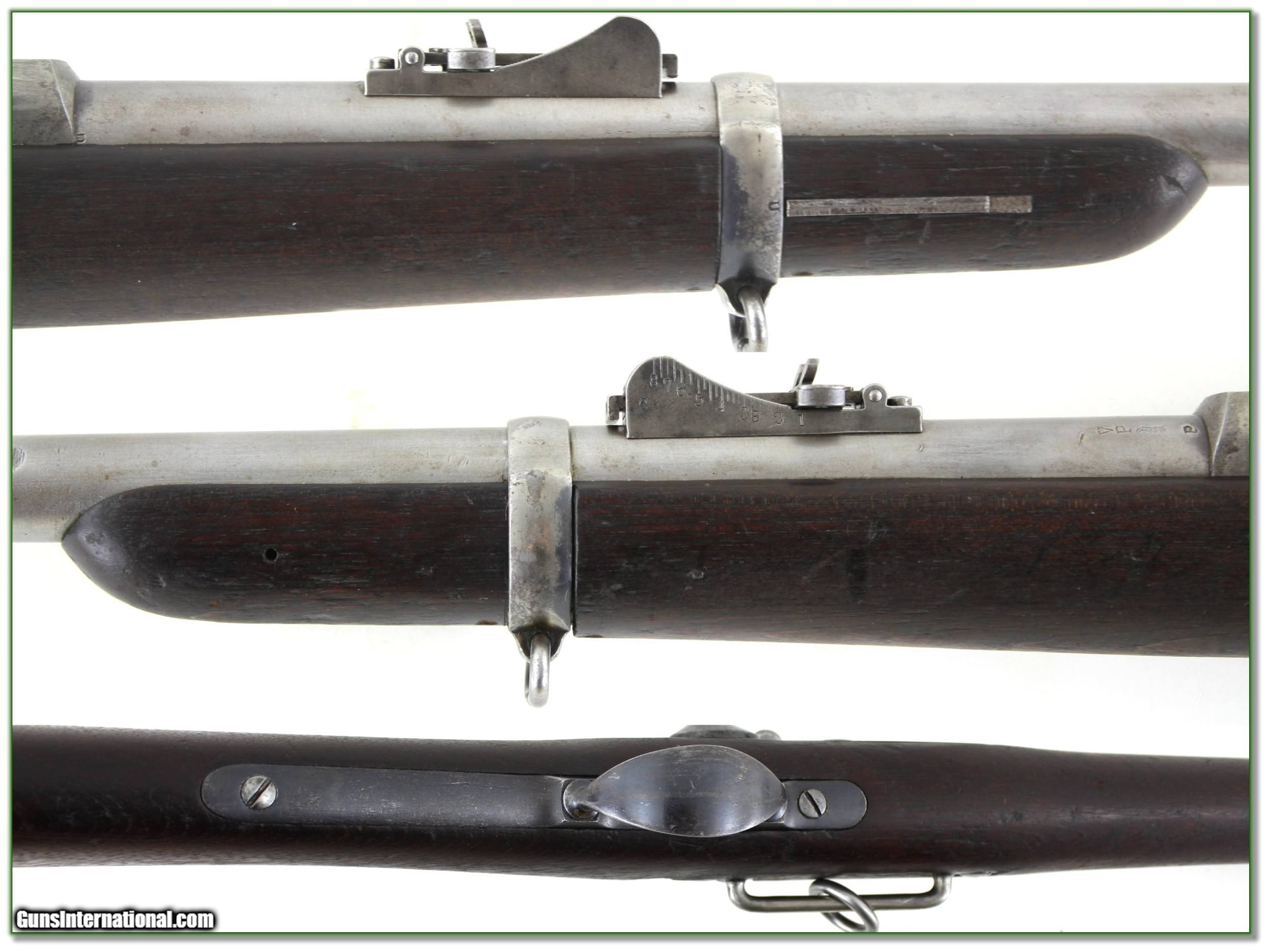 US Springfield 1873 Trapdoor rare original carbine made in 1875 one of ...