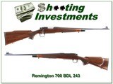 Remington 700 BDL Custom Deluxe 243 Win made in 1997 - 1 of 4
