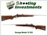 Savage Model 12 Stainless Laminated 223 Rem - 1 of 4