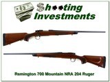 Remington 700 Mountain Rifle 204 Ruger Friends of the NRA Exc Cond - 1 of 4