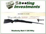 Weatherby Mark V Fibermark 240 Wthy 26in ANIB - 1 of 4