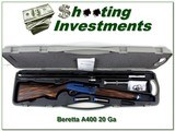 Beretta A400 XCEL Sporting 20 Ga 30in VR as new in case! - 1 of 4