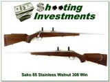 Sako 85 Stainless Walnut in hard to find 308 Winchester! - 1 of 4