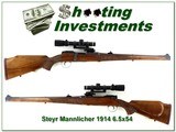 Steyr Mannlicher 1914 in 6.5x54 engraved masterpiece! - 1 of 4