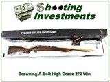 Browning A-Bolt High Grade Big Horn 270 Win 1 or 600 - 1 of 4