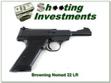 Browning Nomad Challenger 69 Belgium 22 4.5in Exc Cond! - 1 of 4