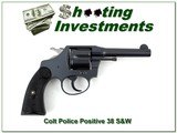 Colt Police Positive 38 Cal made in 1922 collector! - 1 of 4