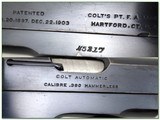 Colt Model 1908 Hammerless 380 Auto made in 1921 Exc Cond! - 4 of 4