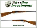 Ithaca Model 280 20 Ga SxS 25.5in barrels - 1 of 4
