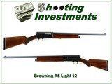 Browning A5 Light 12 1955 Belgium made 26in IC Exc Cond! - 1 of 4