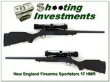 New England Firearms
NEF Sportster 17 HMR 3-9 scope - 1 of 4