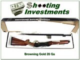 Browning Gold Hunter 20 Ga in the box - 1 of 4