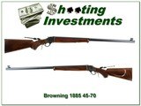 Browning 1885 45-70 BPCR 30in, case colored looks new - 1 of 4