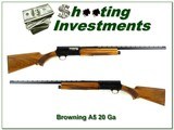 Browning A5 20 Ga 67 Belgium Honey Blond 26in VR IC! - 1 of 4