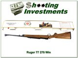 Ruger M77 RS Express RARE 270 Win unfired in box! - 1 of 4