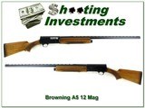 Browning A5 Magnum 12 1969 Belgium Blond 32in VR Exc Cond - 1 of 4