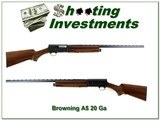 Browning A5 Light 20 Ga 28in VR Exc Cond - 1 of 4