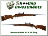 Weatherby Mark V Deluxe LH 300 Wthy like NEW! - 1 of 4