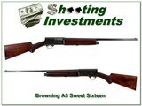 Browning A5 Sweet Sixteen RARE 1939 Belgium 26in IC! - 1 of 4