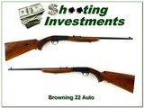 Browning 22 Auto 57 Belgium Thumbwheel collector! - 1 of 4