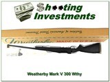 Weatherby Mark V 300 Wthy 26in near new in box - 1 of 4