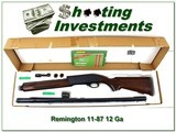 Remington 11-87 Premier Engraved 12 Ga in box! - 1 of 4