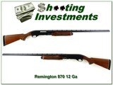 Remington 870 Wingmaster 12 Ga 30in Vent Rib - 1 of 4