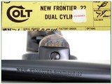 Colt New Frontier dual cylinder 22 22 Mag unfired in box! - 4 of 4